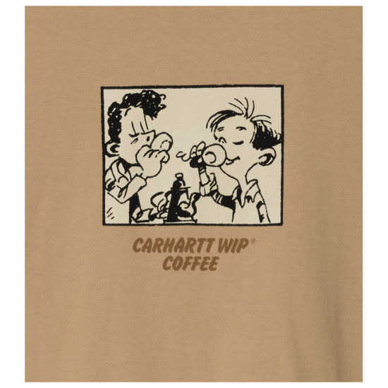 Carhartt WIP Ανδρική κοντομάνικη μπλούζα S/S Carhartt Wip Coffee T-S